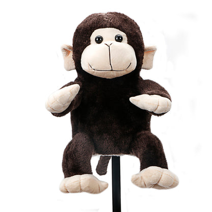 Golf Head Cover 460cc Driver Covers Cartoon Monkey Animal Protection Cover