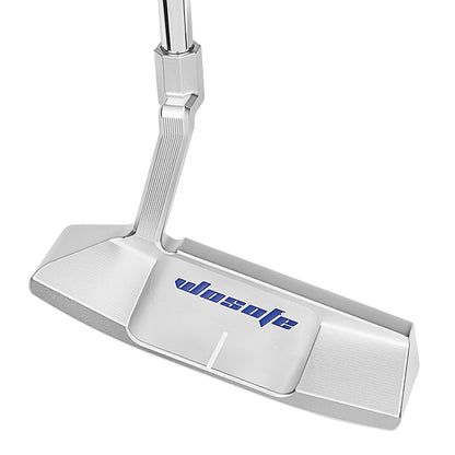 Golf Putter Club Men's Right Hand Silver Balanced Full CNC Steel Shaft With PU Headcover And Grip